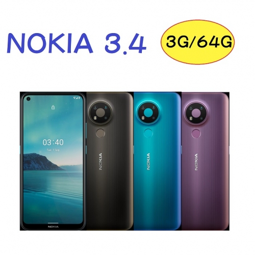 NOKIA 3.4 3G/64G 4G+...