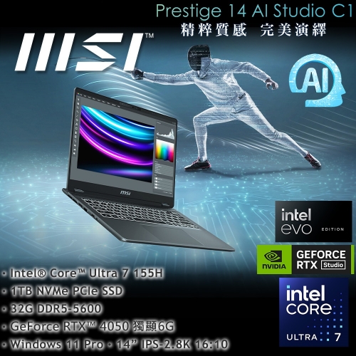 MSI Prestige 14 AI S...
