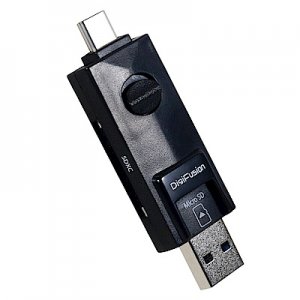 伽利略 USB3.0 Type-C + A 雙介面OTG讀卡機/052023