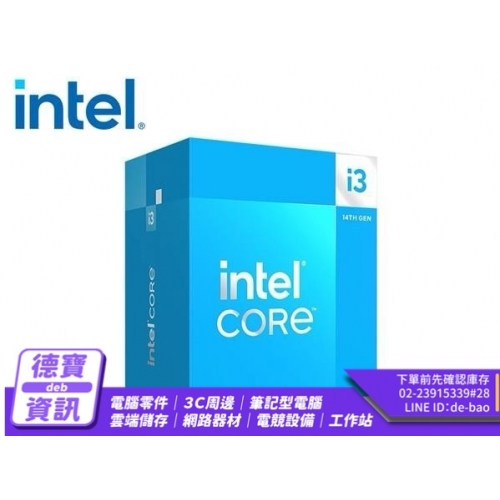 INTEL Core i3-14100F...